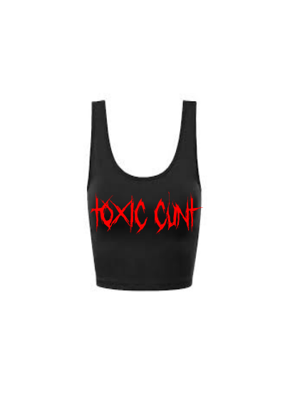 tank top noir avec logo rouge